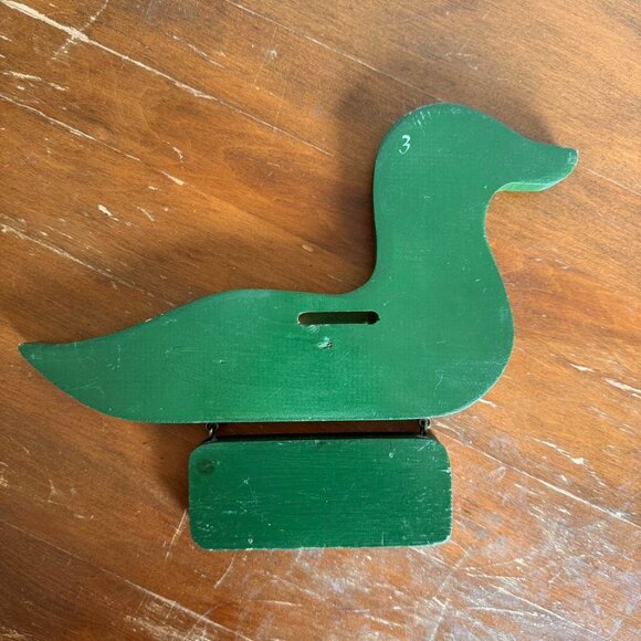 Wooden Duck Welcome Sign, 80s/90s Cottage Decor - Picture 2 of 7